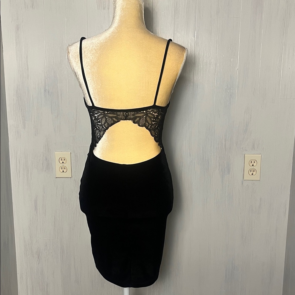 Windsor Black Taste Of Lace Mini Dress Size‎ S - Picture 6 of 9